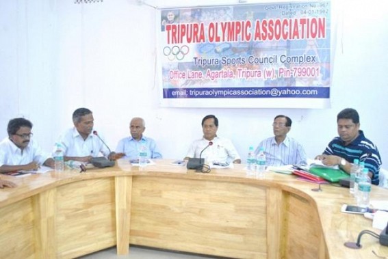 Tripura Olympic Association held EC meeting